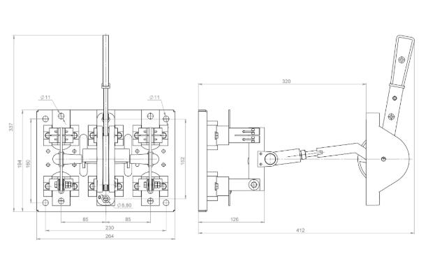 габаритные размеры