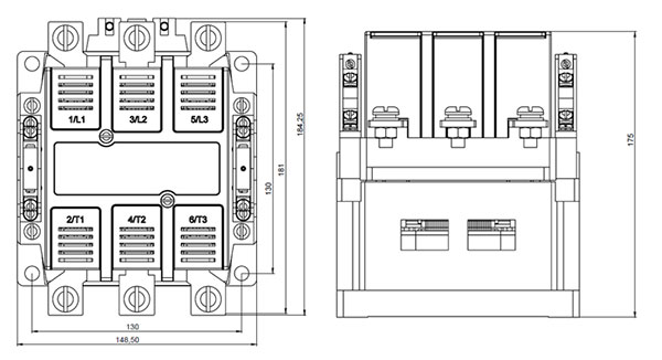 габаритные размеры пускателя габаритные размеры пускателя