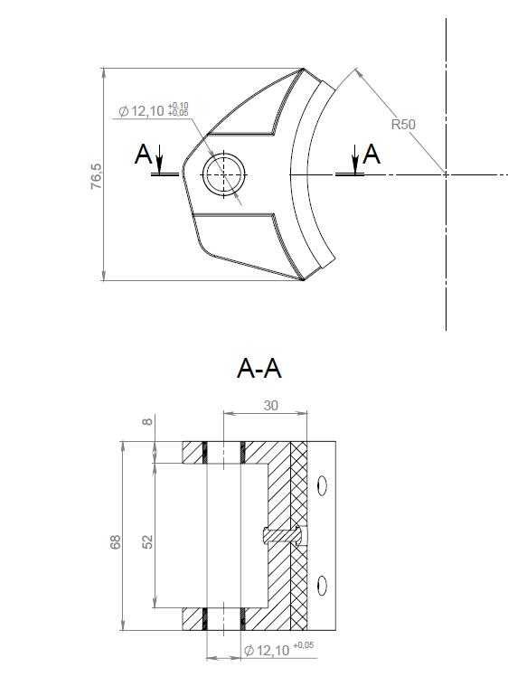 ​Колодка для ТКГ-100