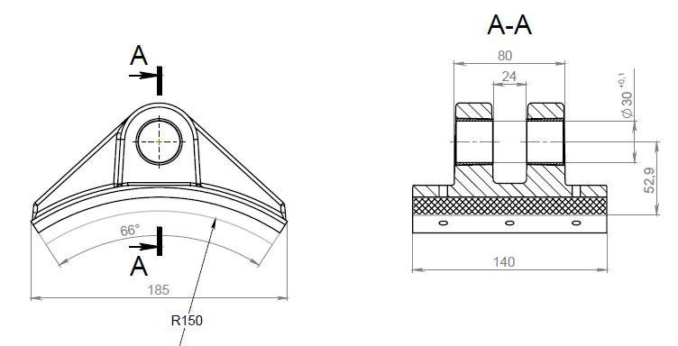 Колодка для ТКГ-300
