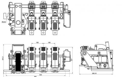Контактор КТ-6043Б 400А Контактор КТ-6043Б 400А