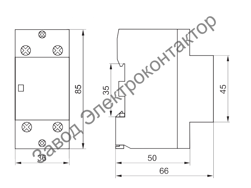 Габаритные размеры