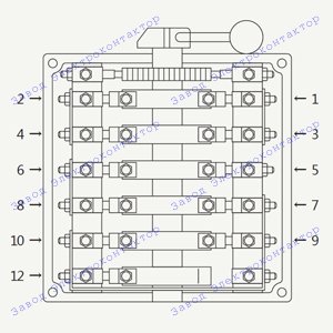 Схема контактов ККТ-62