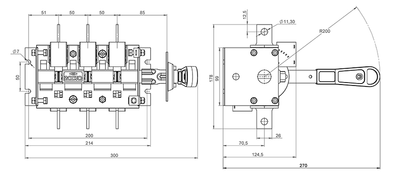 Рубильник ВР32-37 400А В31250-32 УХЛЗ